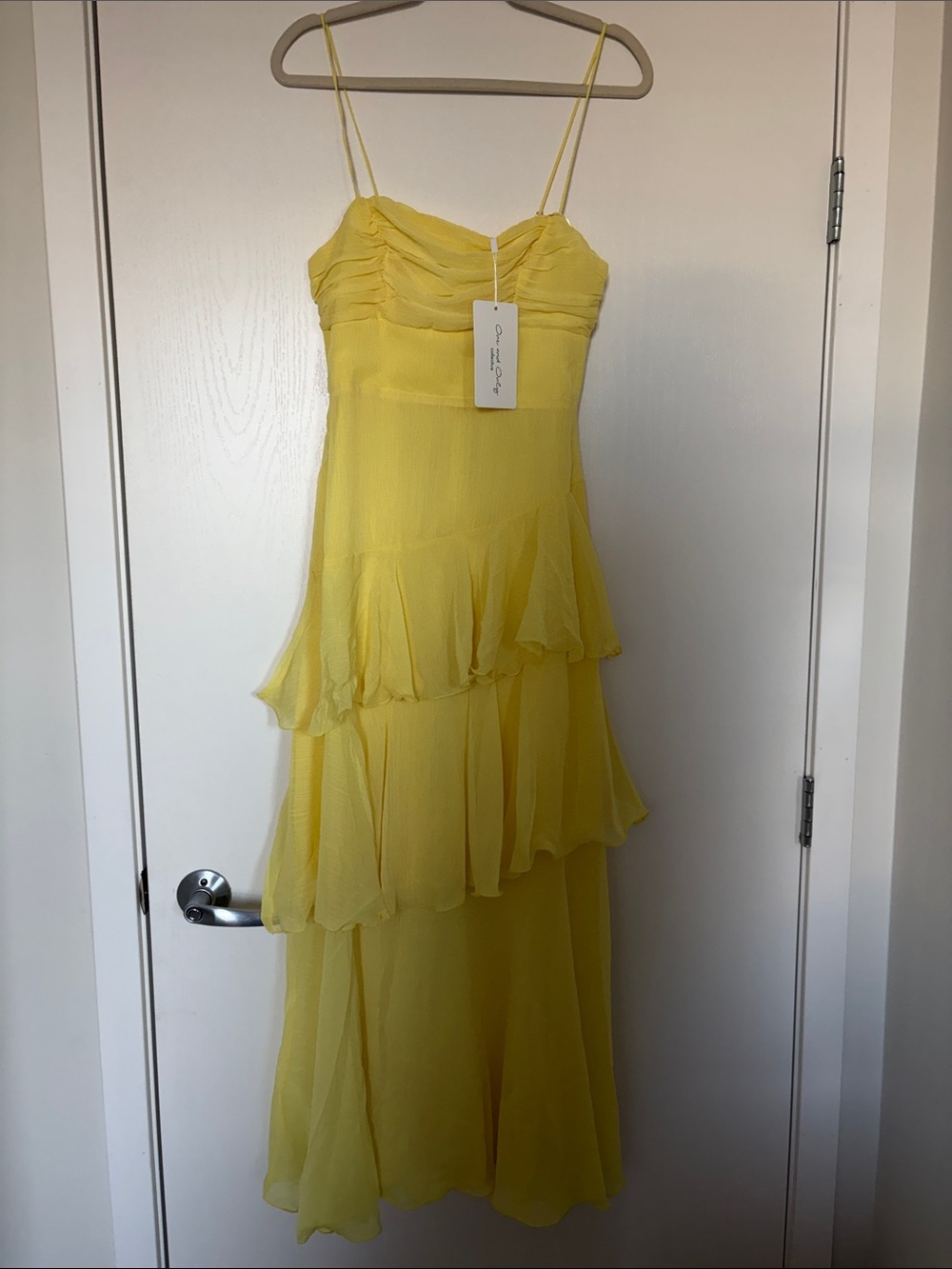 Sunshine Tiered Maxi Dress with Spaghetti Straps